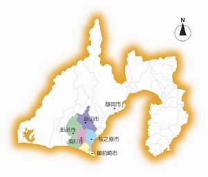 牧之原地区の位置