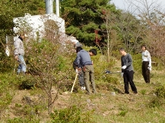 植樹作業、新規の散策路の整備作業3