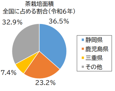 茶栽培面積グラフ