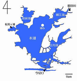 地図：浜名湖案内図