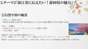 写真：2.テーマ2「浙江省に伝えたい！静岡県の魅力」