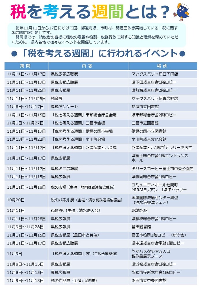 令和6年度県税広報展