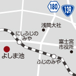 地図：よしま池周辺