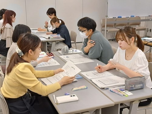 写真：令和6年委嘱式（先輩との対話）