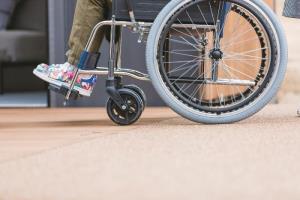 写真：車を横付けできる駐車スペース