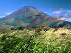 写真：秋の富士山