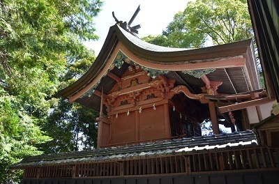 写真：山名神社本殿　附享保17年棟札1枚