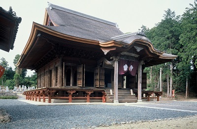 写真：西楽寺本堂　附本堂厨子