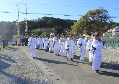 写真：一幡神社の御榊神事