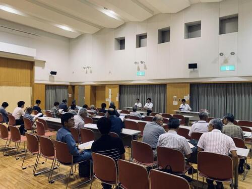 写真：富士市説明会の様子