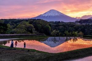 写真：祝の夕焼け