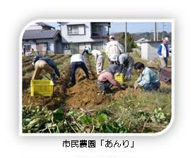 写真：市民農園「あんり」