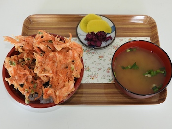 写真：桜えびかき揚げ丼