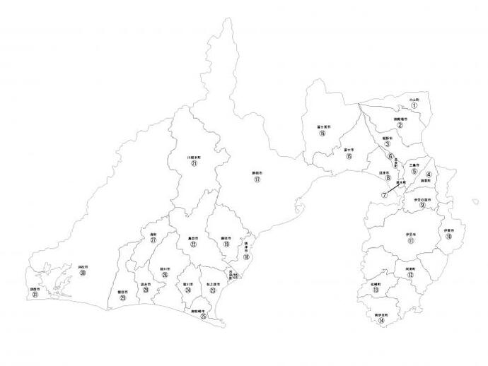 地図：優遇制度がある市町