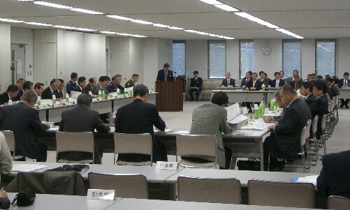 写真：第4回静岡県国民保護協議会の模様