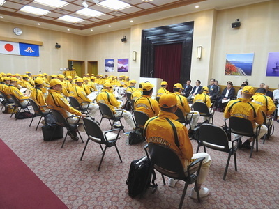 写真：第79回国民スポーツ大会静岡県選手団結団式