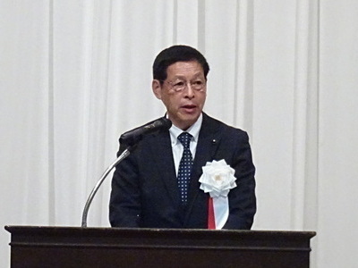 静岡県町村会総会 議長写真