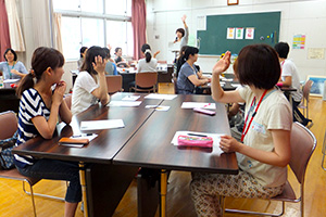 写真：学び合いの様子