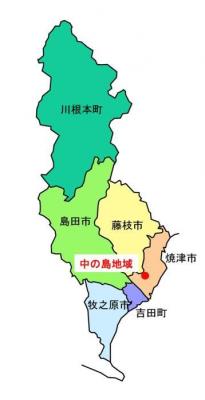 地図：中の島地域