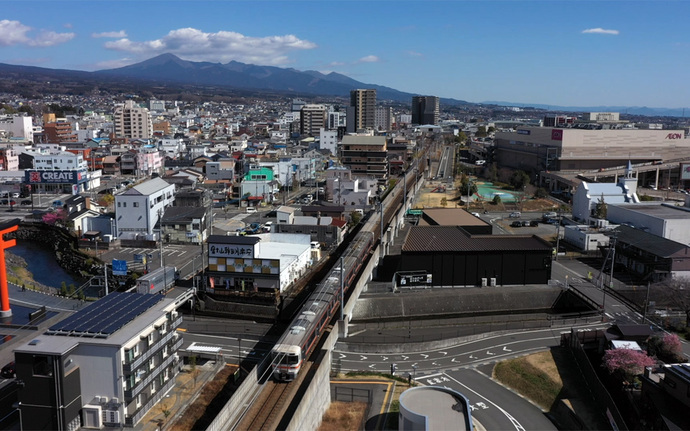 画像：富士宮駅付近JR身延線鉄道高架事業