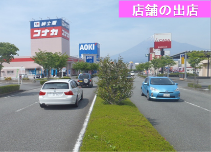 写真：店舗の出店