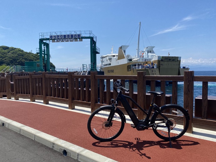 フェリーとバイク