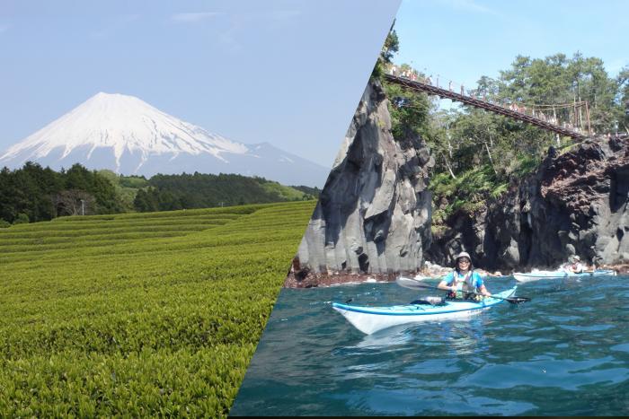 写真：富士山と城ヶ崎海岸