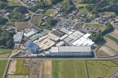 写真：工場の空撮