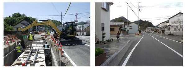 下田港横枕線の整備状況