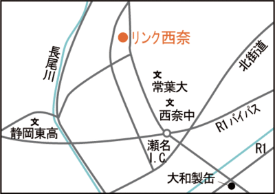 地図：リンク西奈案内図