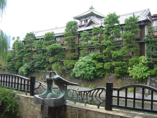 写真：温泉文化香る東海館界隈風景の写真