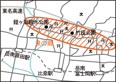 地図：泉の里案内図