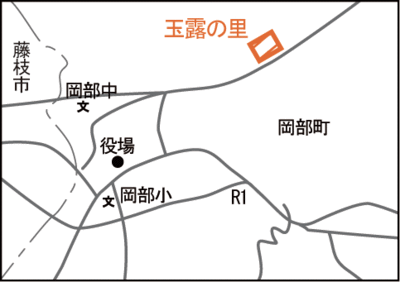 地図：玉露の里案内図