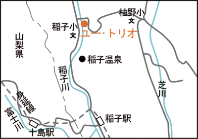 地図：ユー・トリオ案内図