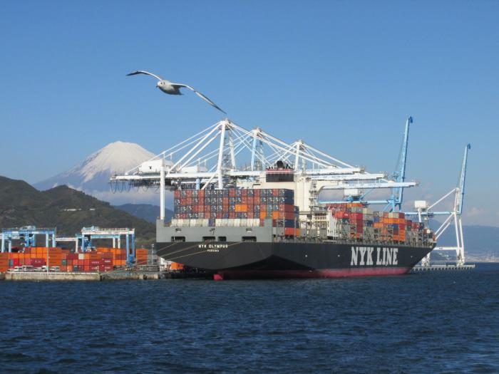 写真：清水荷役風景