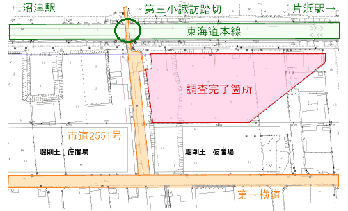 地図：調査平面図