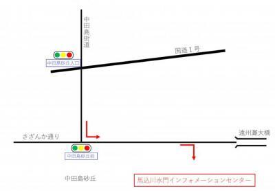 地図：インフォメーションセンター案内図（詳細地図）