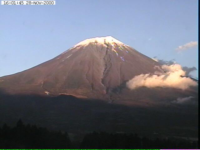 写真：富士宮から望む富士山