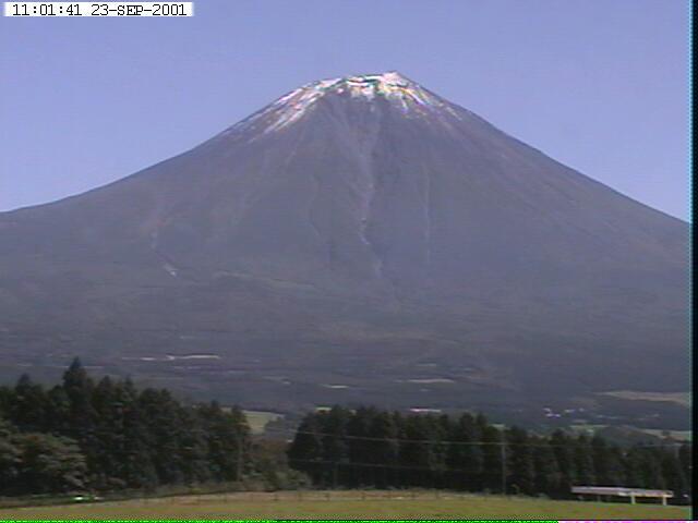 写真：富士宮から望む富士山