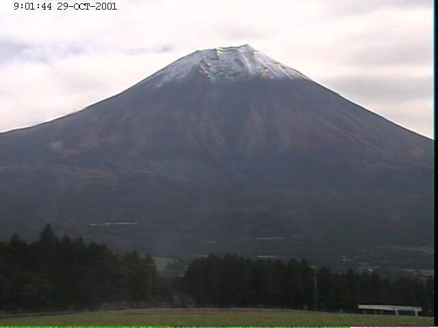 写真：富士宮から望む富士山