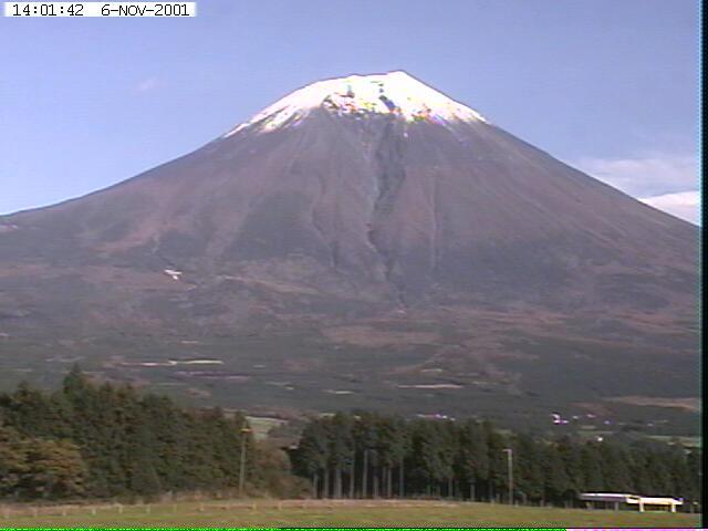 写真：富士宮から望む富士山