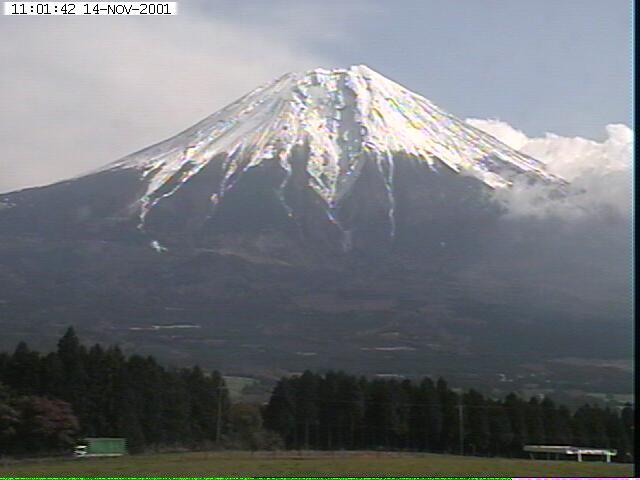 写真：富士宮から望む富士山