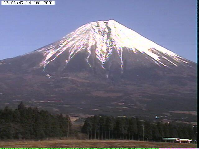 写真：富士宮から望む富士山