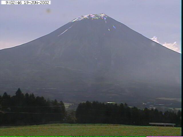 写真：富士宮から望む富士山