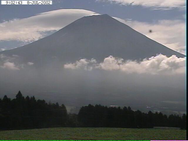 写真：富士宮から望む富士山