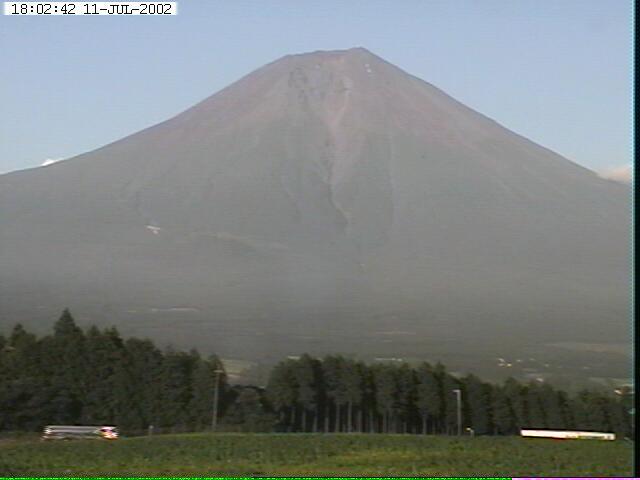 写真：富士宮から望む富士山