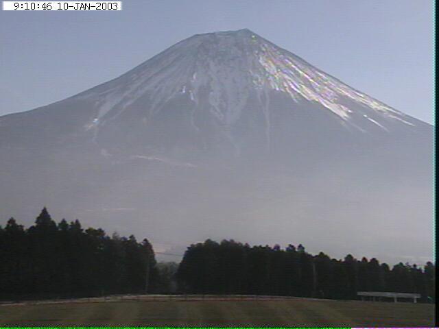 写真：富士宮から望む富士山