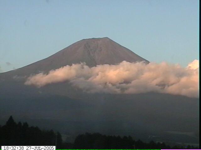 写真：富士宮から望む富士山