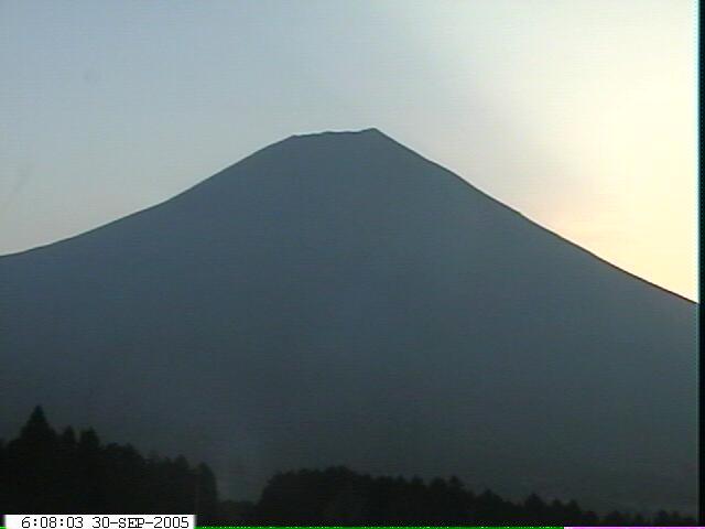 写真：富士宮から望む富士山