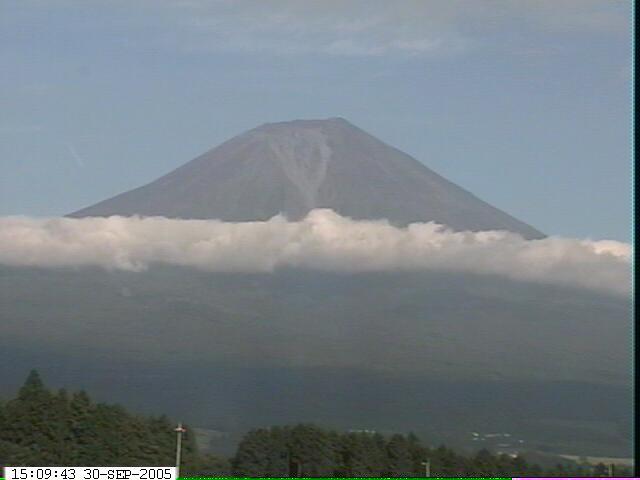 写真：富士宮から望む富士山